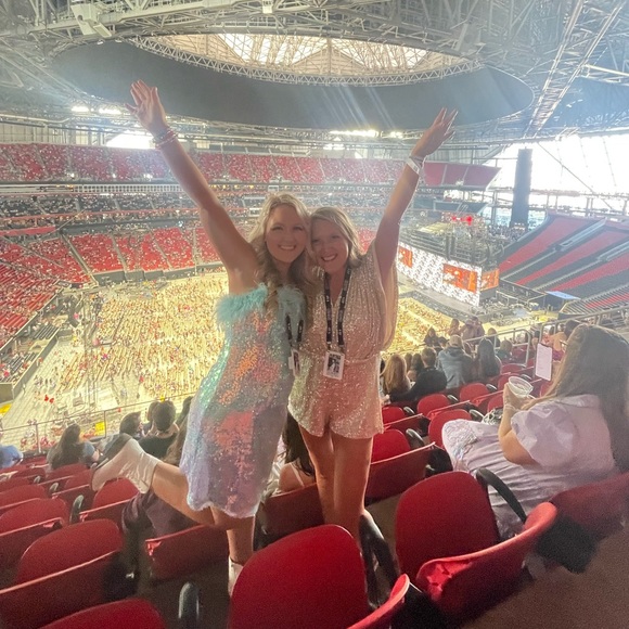 Blue Sequin Mini Dress💙🦋💎 - Picture 2 of 6